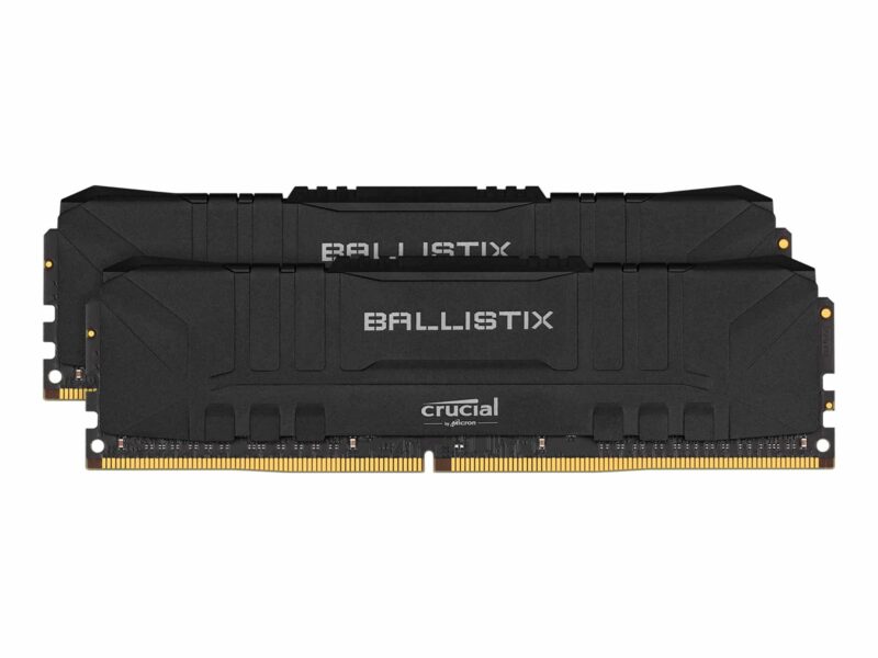 Crucial Ballistix 16GB Kit (2x 8GB) DDR4 3000MHz Black Desktop Gaming Memory BL2K8G30C15U4B