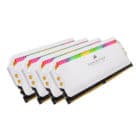 Corsair Dominator Platinum RGB 64GB Kit (4x16GB) DDR4 3200MHz C16 White Desktop Gaming Memory CMT64GX4M4C3200C16W
